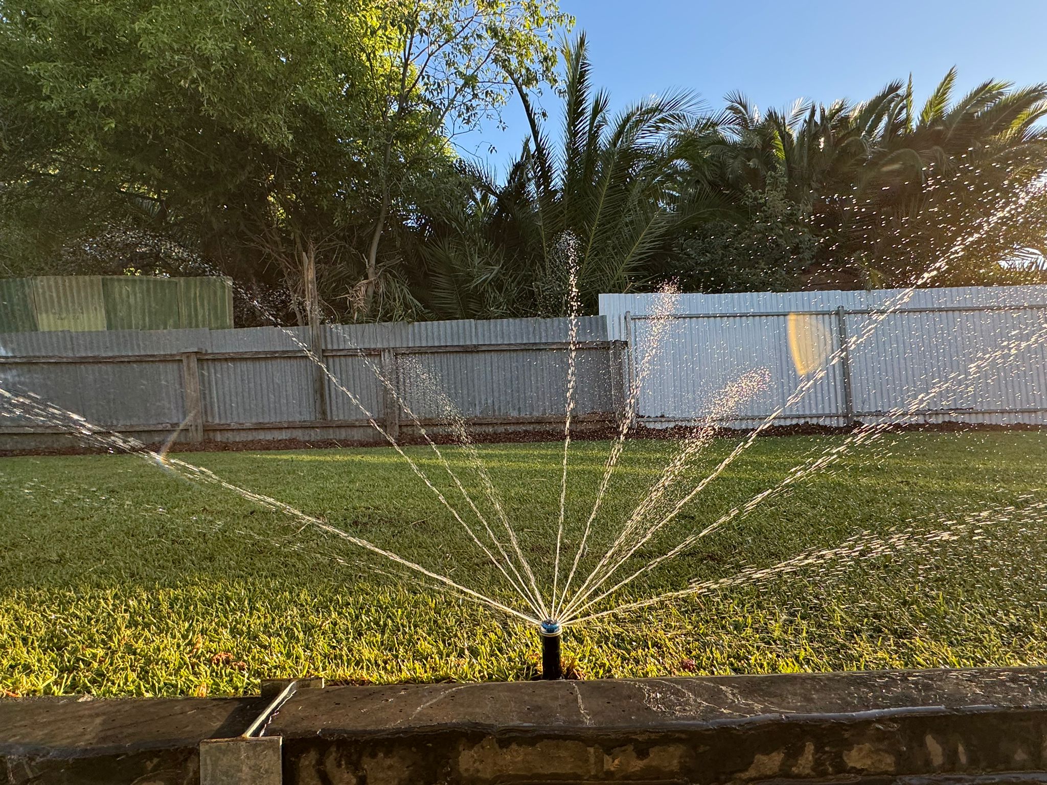 Irrigation system installation